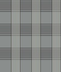 Seamless plaid pattern, brown, cream, suitable for designing clothes such as skirts and pants to add a chic and striking look to your outfit, vector illustration.