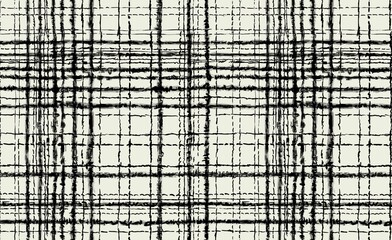 Seamless plaid pattern, brown, cream, suitable for designing clothes such as skirts and pants to add a chic and striking look to your outfit, vector illustration.