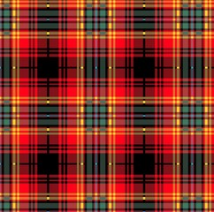 Seamless plaid pattern, brown, cream, suitable for designing clothes such as skirts and pants to add a chic and striking look to your outfit, vector illustration.