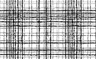 Seamless plaid pattern, brown, cream, suitable for designing clothes such as skirts and pants to add a chic and striking look to your outfit, vector illustration.