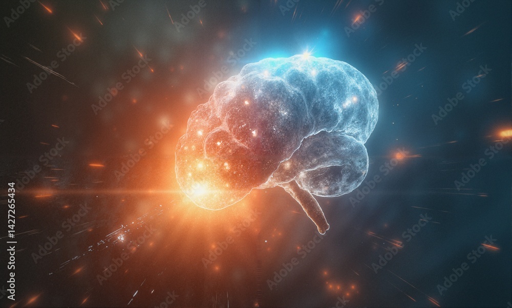 Canvas Prints exploring the human brain's secrets