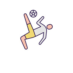 Football player illustration