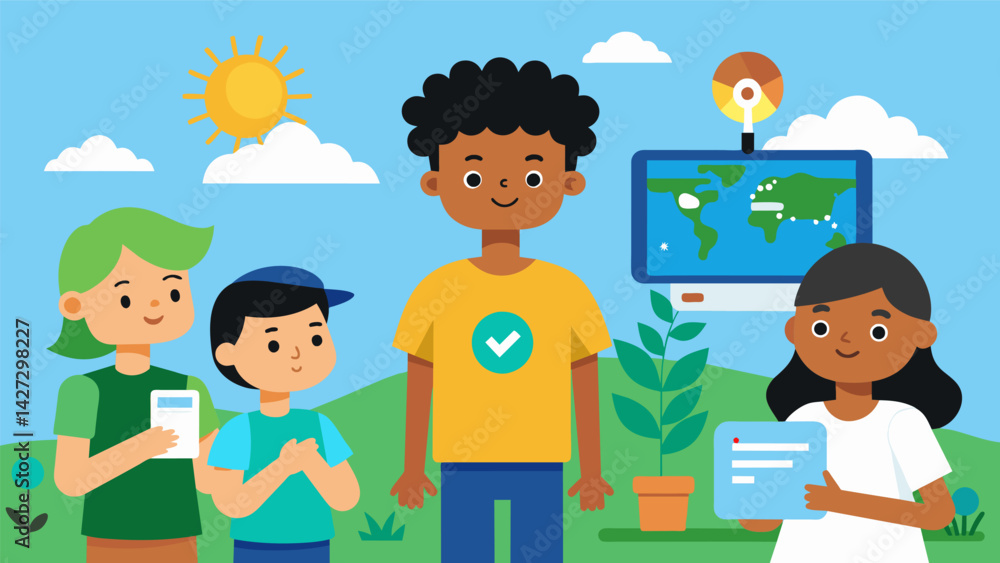 Poster a summer program for kids features a digital storytelling component where participants create short 