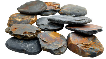 River Stones Smooth Zen Texture for Spa Backgrounds.