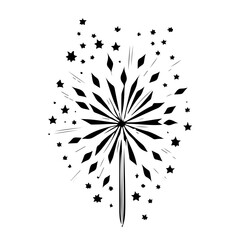 Elegance Black and White Celebration Icon Design