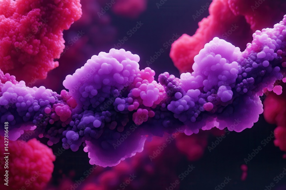 Poster abstract dna structure