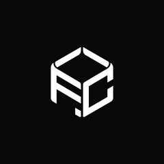 Modern Geometric Tech Logo Design