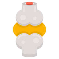 Fototapeta premium Knee joint icon