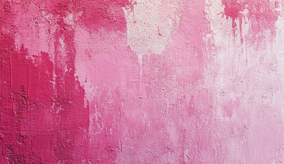 Pink Abstract Wall with Faded Paint and Texture