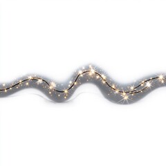 Obraz premium holiday magic sparkle light trail white background