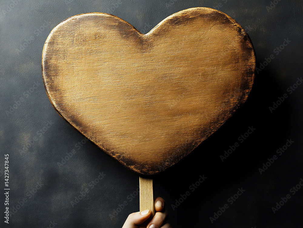 Poster this image is a simple and direct way to convey the request for likes or hearts