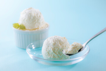 冷たくて美味しいアイスクリーム