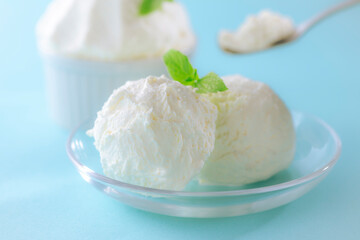 冷たくて美味しいアイスクリーム