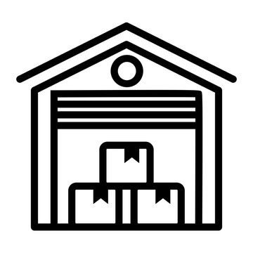 storage Line Icon