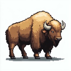 Buffalo Pixel Art