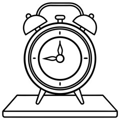 timepiece clock vector artwork