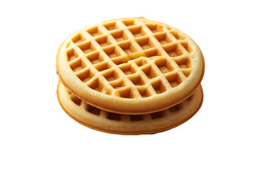 waffles isolated on background transparent