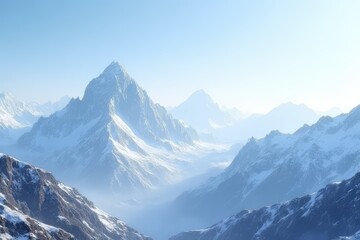 Mountainous Snow Scenery