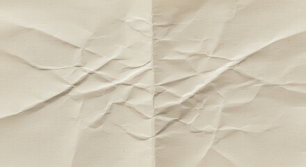 Obraz premium Crumpled paper texture background with folded and wrinkled surface