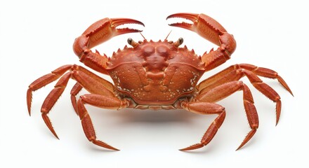 Crab isolated on white backgrround