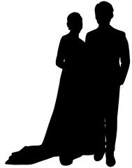 Romantic Wedding Silhouette