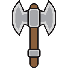Axe Flat Vector Illustration