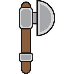 Axe Flat Vector Illustration