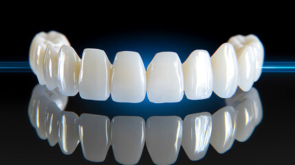 Dental procedure for teeth restoration dental clinic image of dental aesthetics professional environment close-up view oral health concept