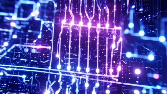 Abstract system of quantum computing, the future supercomputer technology