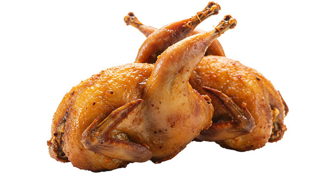 fride quail meat