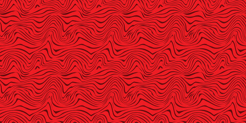 Wavy shapes background. Seamless pattern. Vector. なみなみパターン　シームレス