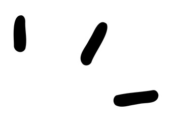 手描き風の3本線・気付きや強調を表すベクターアイコン素材 Emphasis or Attention