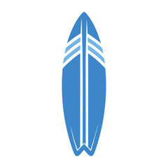Icon illustration of a surf board