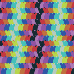 Rainbow texture with different colored spots