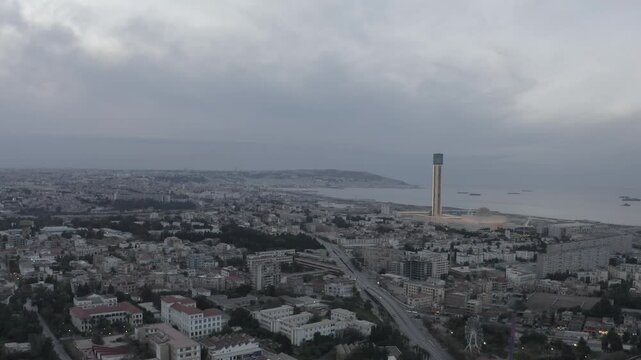 the great mosque of algiers in winter season