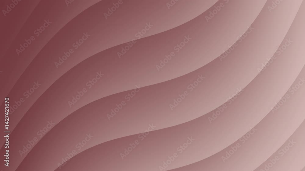 Poster a seamless pattern of soft, wavy lines in warm shades of pink, creating an elegant and smooth textur