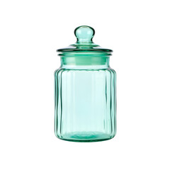 empty glass bottle on transparent background 