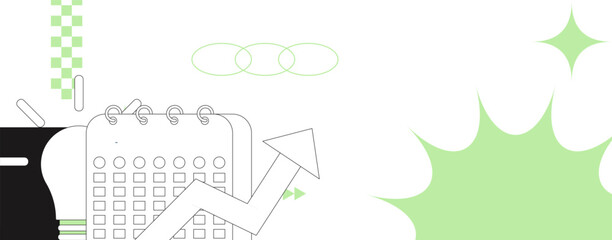 Education and learning people flat vector concept hand drawn illustration
