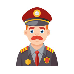 Realistic Fire Chief Portrait