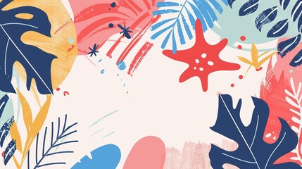 Flag Day Trendy Background: Where Flags Meet the Trend, Igniting the Spark of Classic Symbols and Avant - Garde Fashion