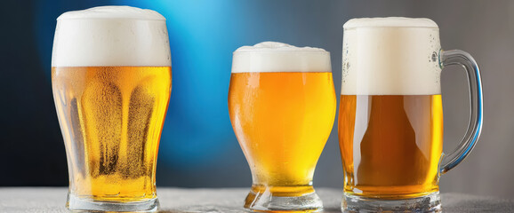 Two glasses of beer capturing unique ales perfectly crafted for beer enthusiasts and tasting experiences