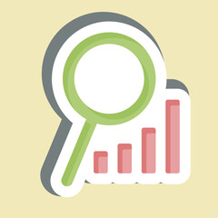 Sticker Market Analysis. related to Development symbol