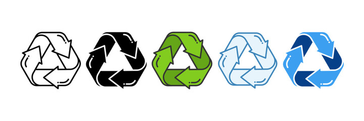 Recycle  Icon Element For Design