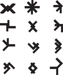 Symbol elements design