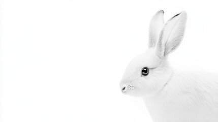 Obraz premium Frohe Ostern GruÃŸkarte, Karte mit deutschem Text - Osterhase, isoliert auf weissem Hintergrund. 