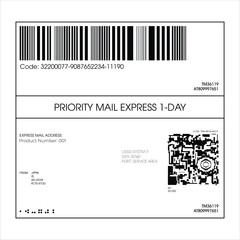 Label pack design. Vector graphic asset for streetwear design. Retro futuristic element in Y2K for apparel, clothing and poster design