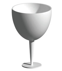 3D Coffee cup Shape gray and golden.ai