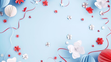 Memorial Day Decoration Background: With Grief as the Rhyme, Adorning the Solemn Scene Filled with Commemorative Sentiments and Intricate Details