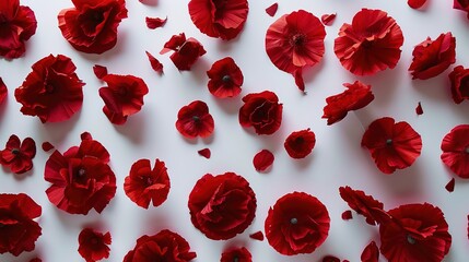 Memorial Day Decoration Background: With Grief as the Rhyme, Adorning the Solemn Scene Filled with Commemorative Sentiments and Intricate Details
