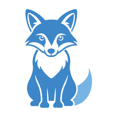 vector illustration of a fox